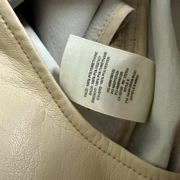 ARITZIA Wilfred Ganna Vegan Leather Shirt Jacket - Size M - Picture 5 of 6